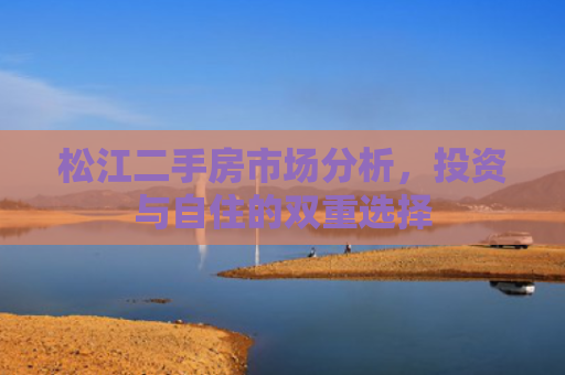 松江二手房市场分析，投资与自住的双重选择