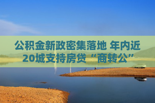 公积金新政密集落地 年内近20城支持房贷“商转公”