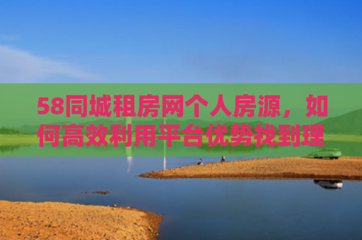 58同城租房网个人房源，如何高效利用平台优势找到理想住所