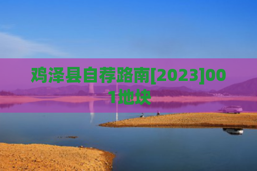 鸡泽县自荐路南[2023]001地块